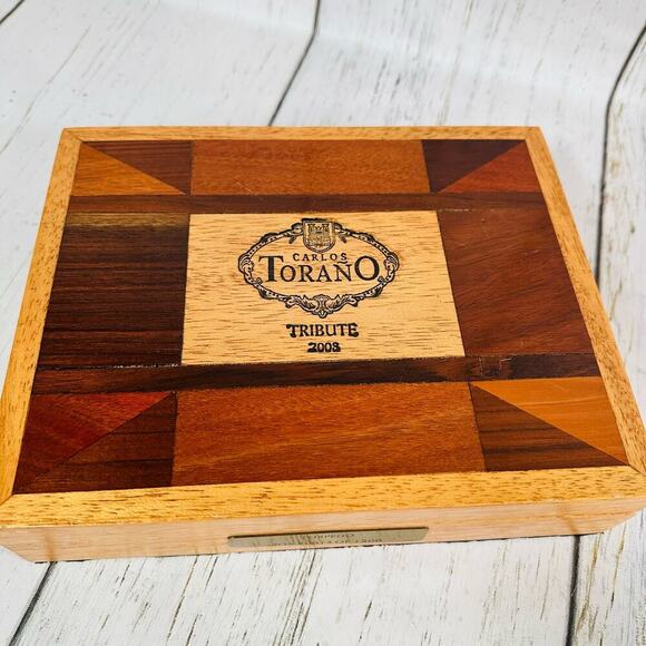 RARE Carlos Torano Tribute 2008 Churchill (Box #0013/1200) Wooden Cigar Box - Picture 3 of 5